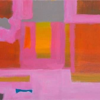 Compositie 78, 30 x 40cm (2024) Acryl op linnen